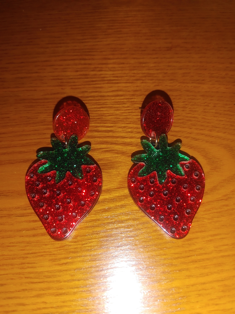 Strawberry Dangle Earrings